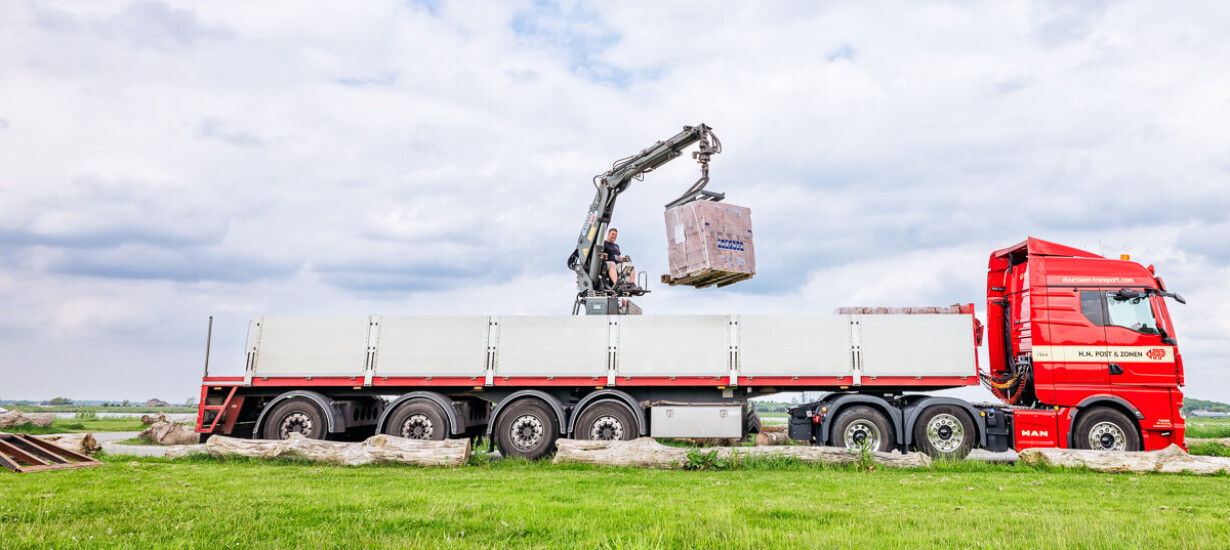 Bouwmaterialen transport
